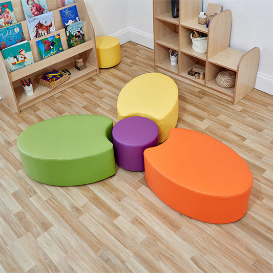 Acorn Flower Set - Dot & Three Petal Seats