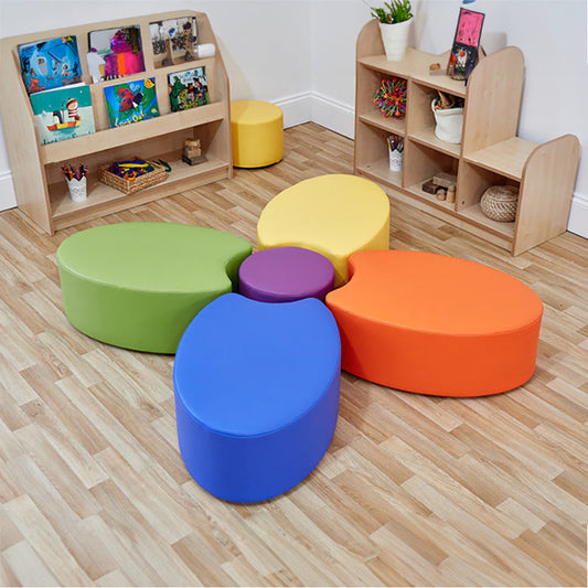 Acorn Flower Set - Dot & Four Petal Seats