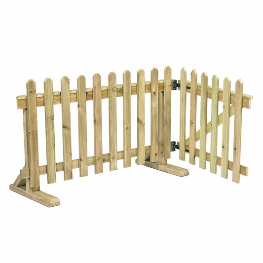 Movable Fence Panel Divider and Gate