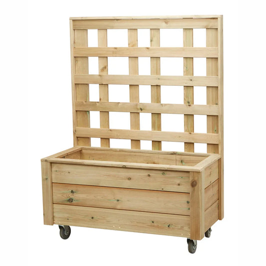 Mobile Planter With Trellis