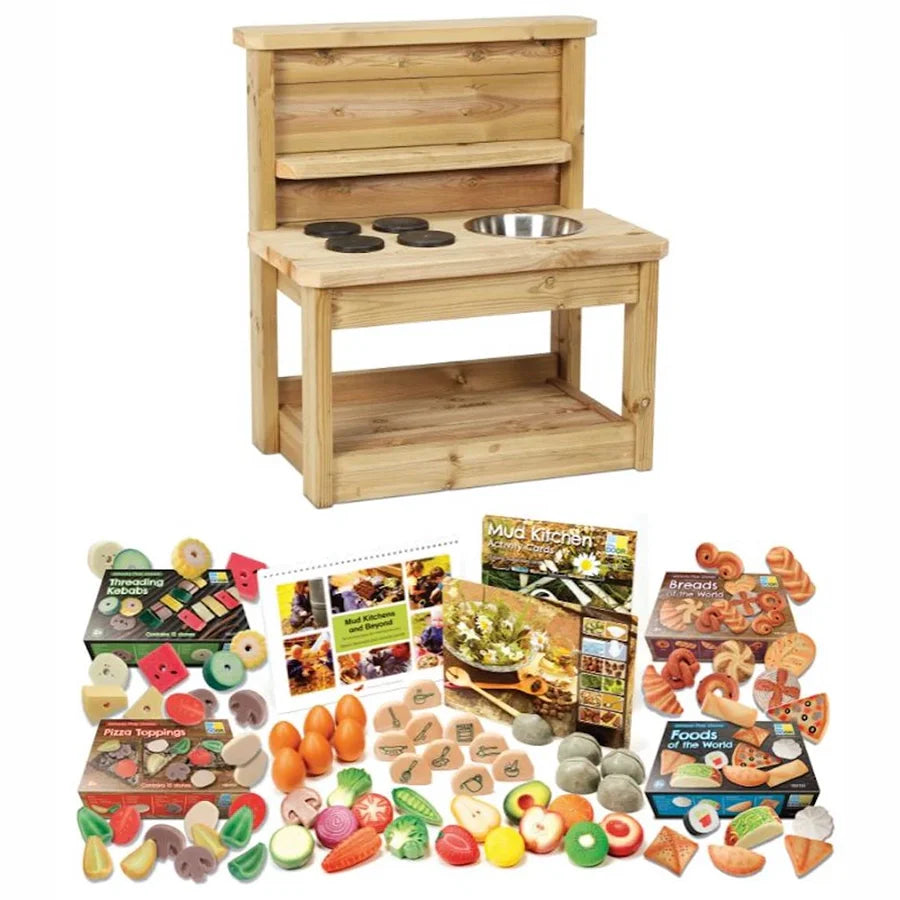 Small Mud Kitchen plus Mud Kitchen Kit