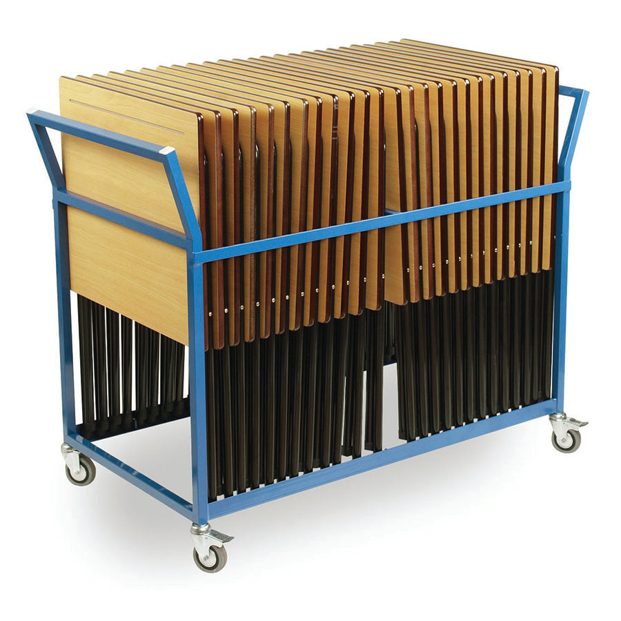 Folding Exam Desk Package - 25x Desks & 1x Exam Trolley