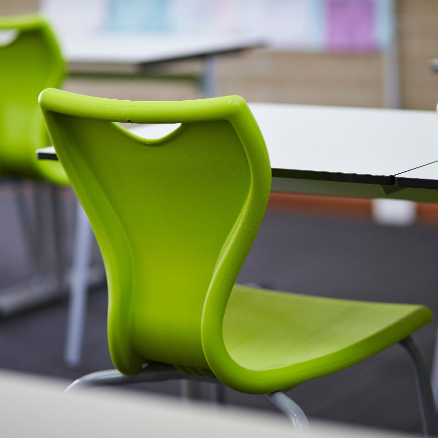 EN Classic 4 Leg Poly Chair Lime CS300001 Lifestyle Image