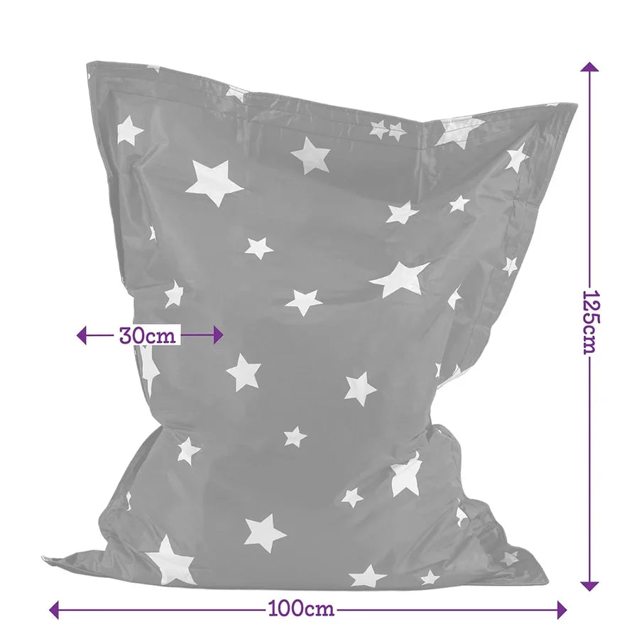 Eden Learning Kids Star Print Floor Cushion Bean Bag ED1KBGSTARS MB31552 4