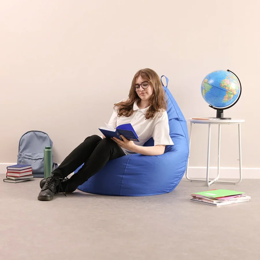 Eden Learning Large Reading Recliner Bean Bag ED1HBKOD013 MB31547-BLUE 2
