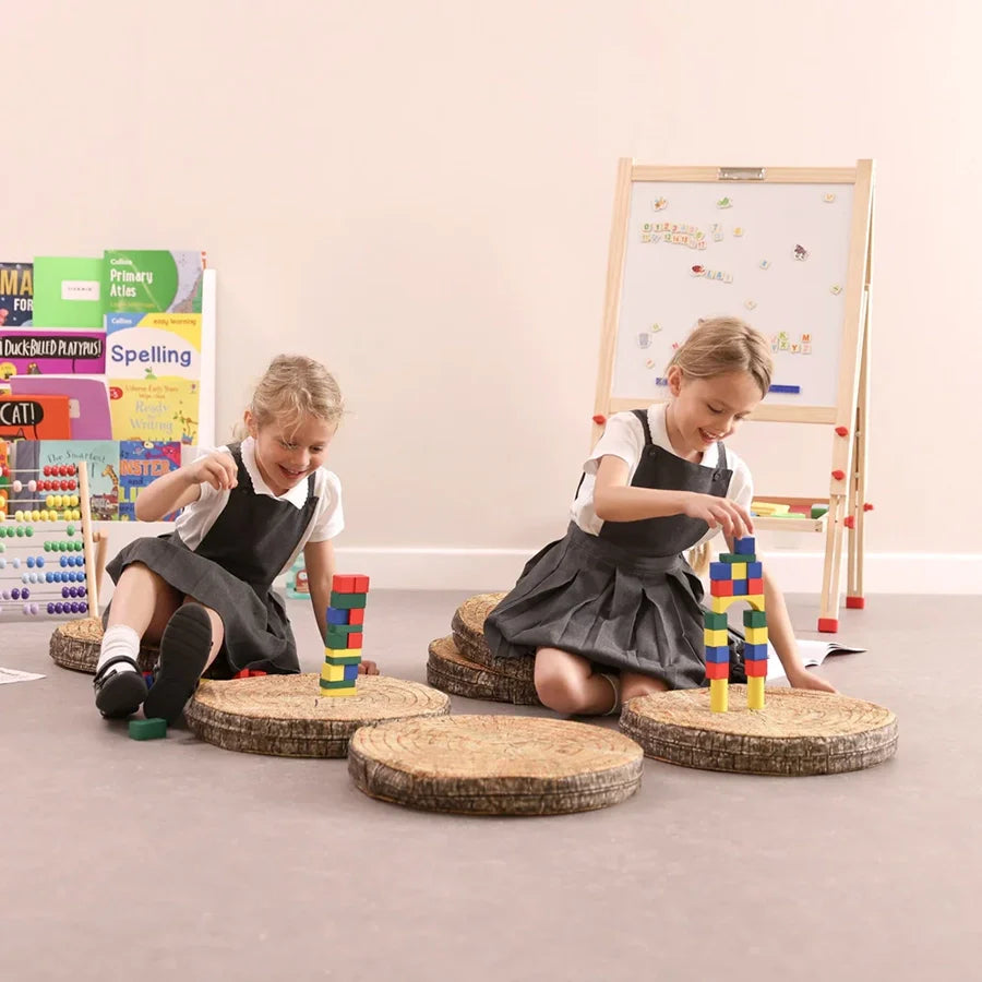 Eden Learning Learn About Nature Log Carry Cushions (Pack Of 6) ED6CCSHOD-TREE MB31634 3