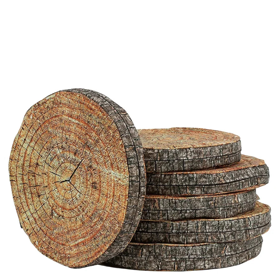 Eden Learning Learn About Nature Log Carry Cushions (Pack Of 6) ED6CCSHOD-TREE MB31634 5