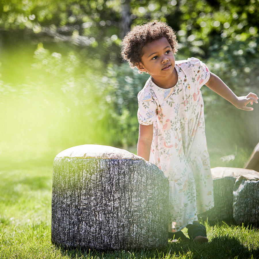 Eden Learning Learn About Nature Woodland Tree Stump Stools (Set Of 4)  ED4BUN-TREES 96120 3