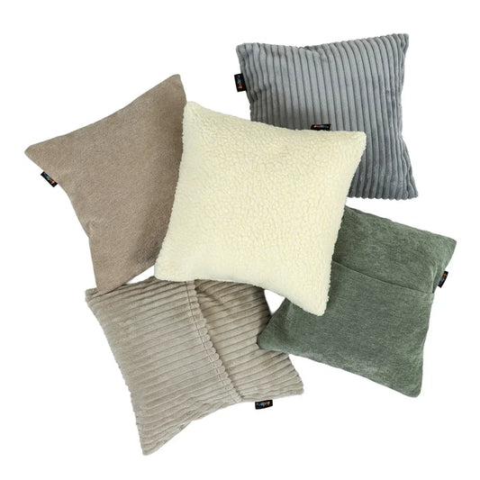 Eden Learning Small Natural Sensory Textured Cushions - 5 Pack ED5CUSHSENNAT 97970 1