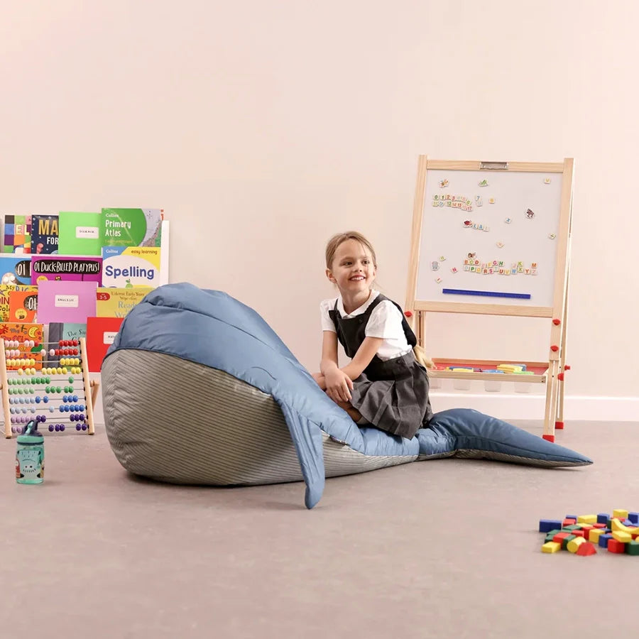 Eden Learning Winston Whale Bean Bag ED1ZOOWHALEOD 87863 2