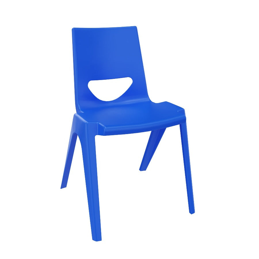 En One Chair One Piece Poly Royal Blue