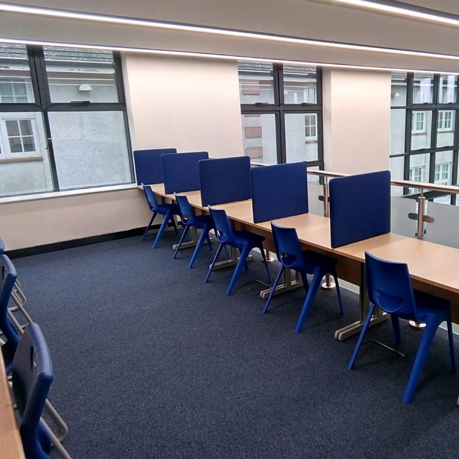 En One Chair One Piece Poly Royal Blue Lifestyle Image 2