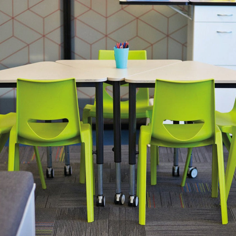 En One Chair One Piece Poly Sky Lime Green Lifestyle Image 1