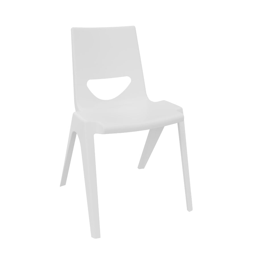 En One Chair One Piece Poly White