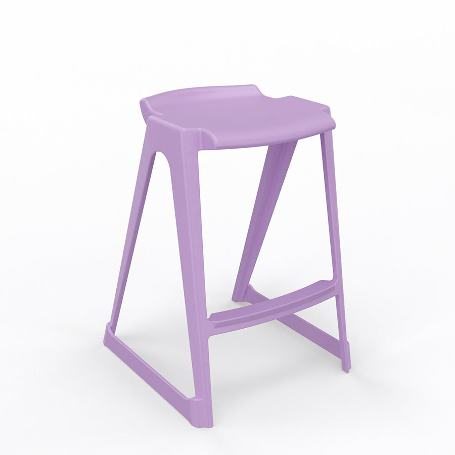 En One Stool Poly Lilac