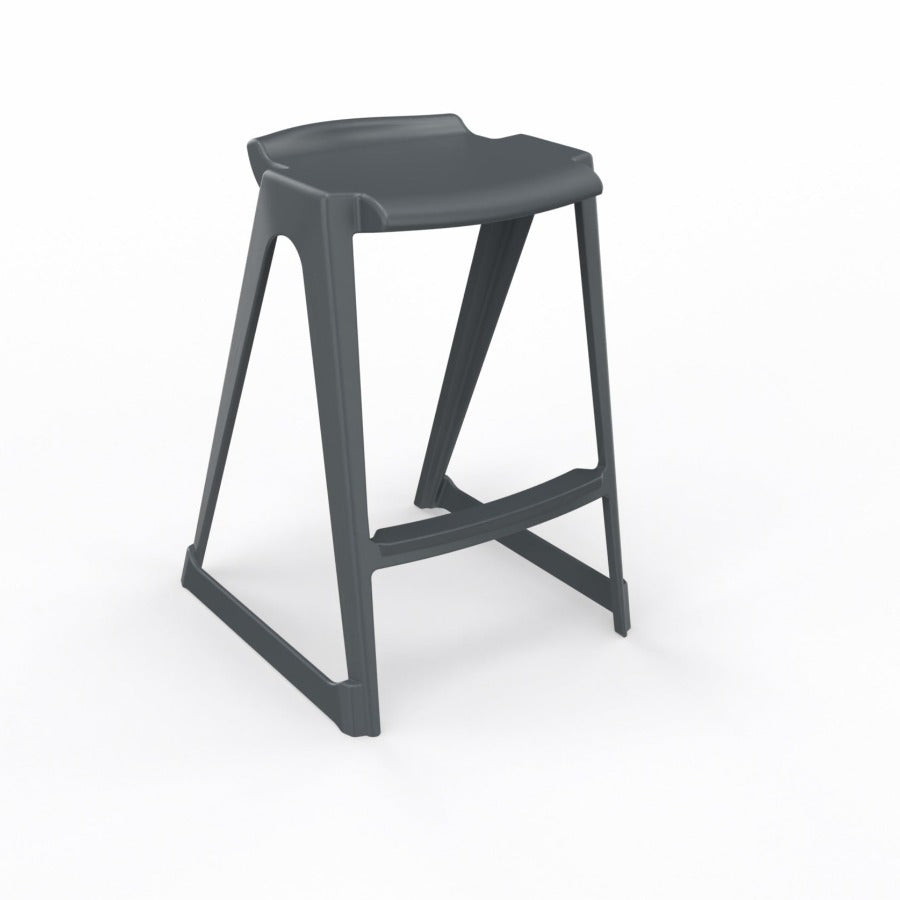 En One Stool Poly Night Grey
