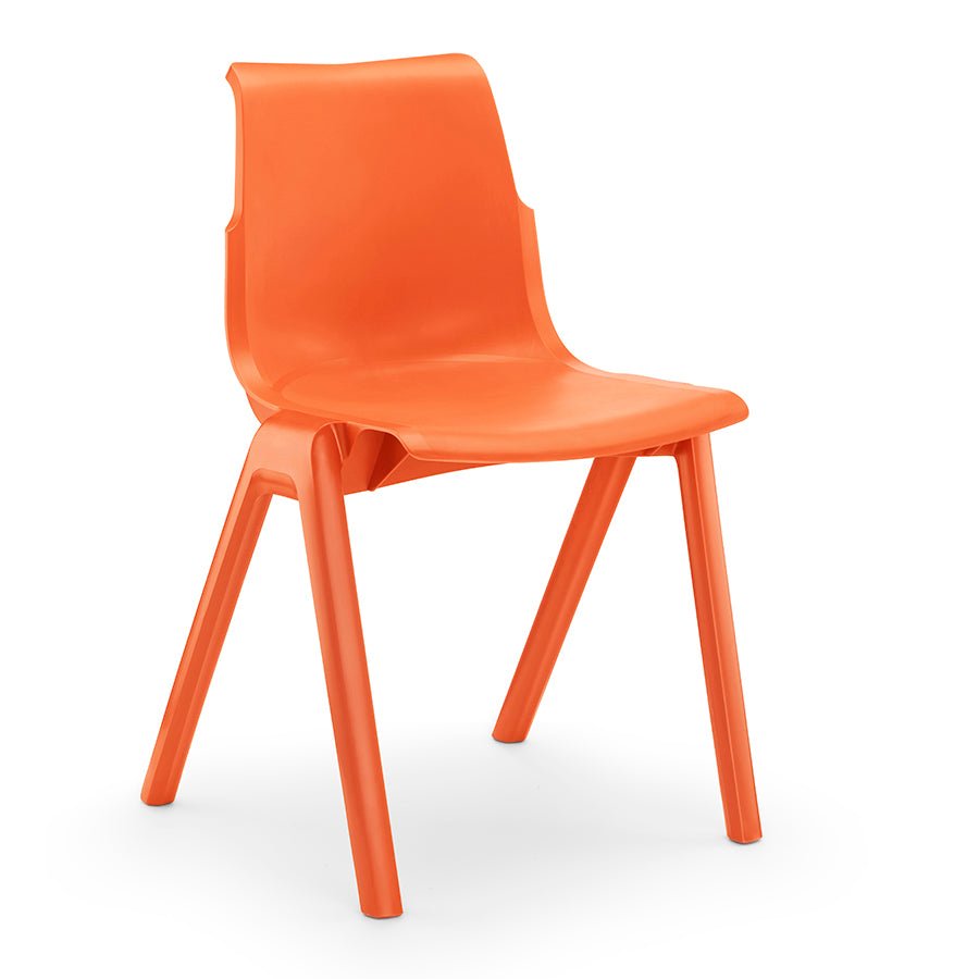 ErgoStak Poly Chair Flame Orange