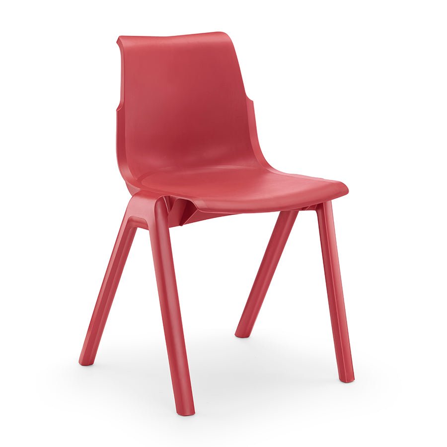 ErgoStak Poly Chair Red