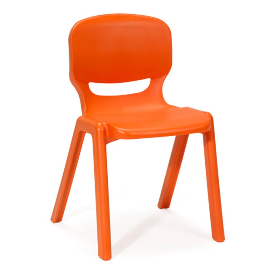 Ergos One Chair One Piece Poly Orange