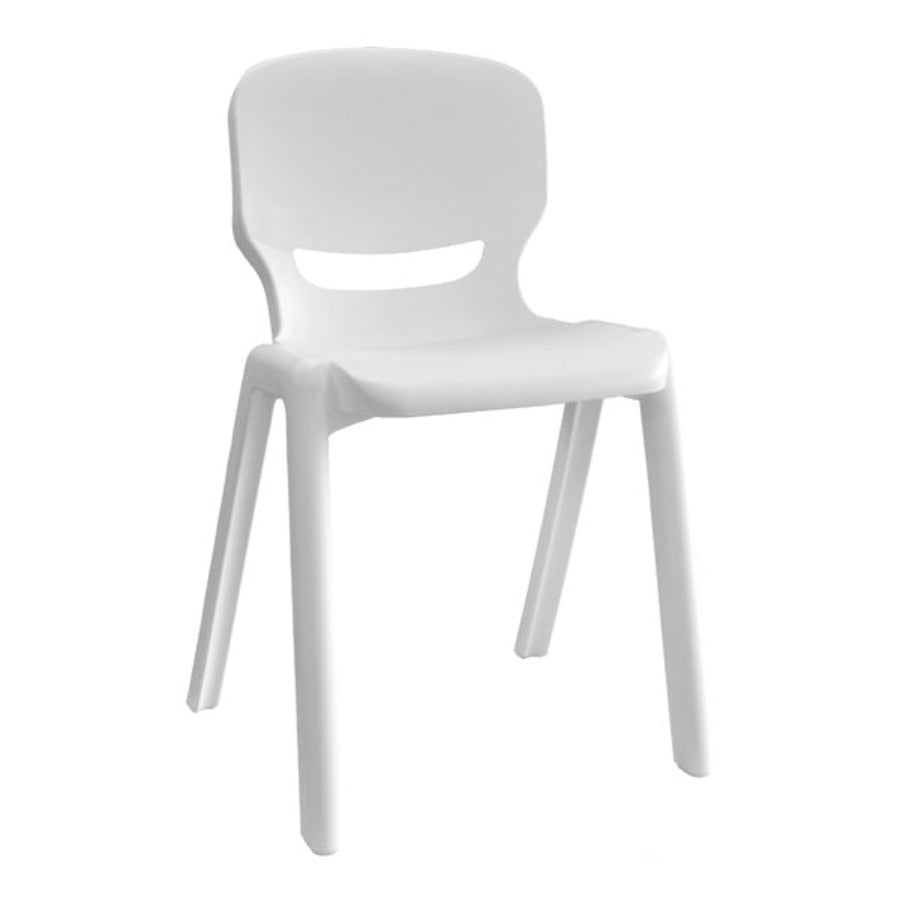 Ergos One Chair One Piece Poly White