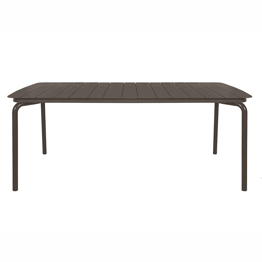 Breeze Aluminium Slatted Rectangular Table