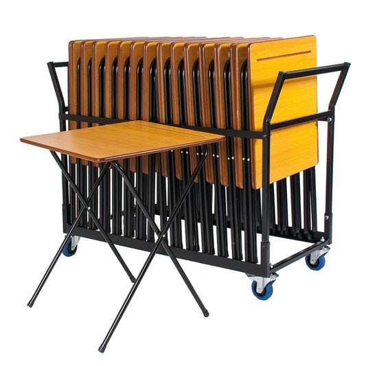 Zlite Package 25 Standard Exam Desks Plus Trolley