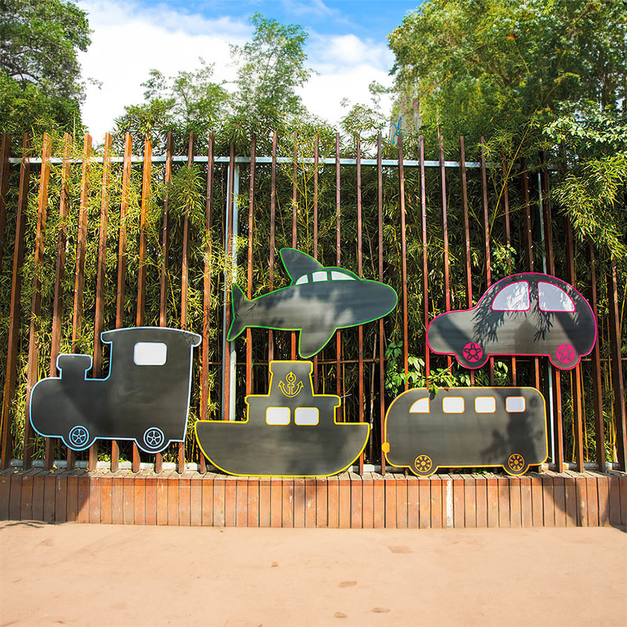 Transport Chalkboards (5Pk)