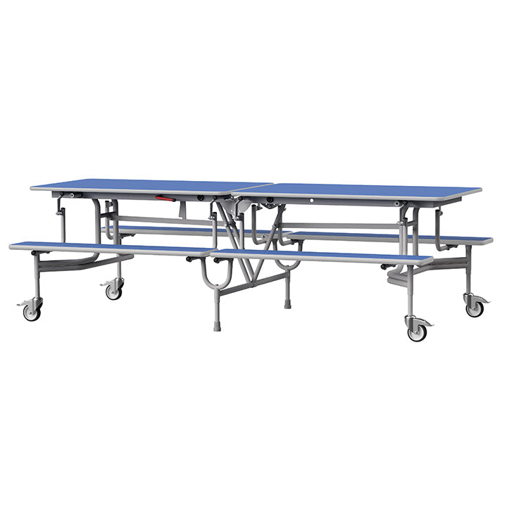 GoRoll Folding Table 8ft with Benches