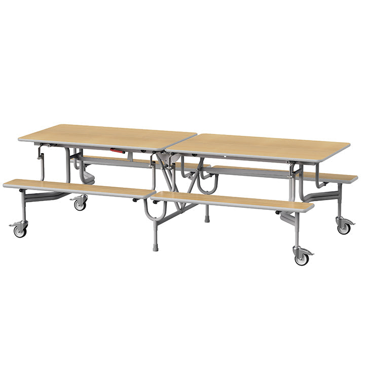 GoRoll Folding Table 8ft with Benches