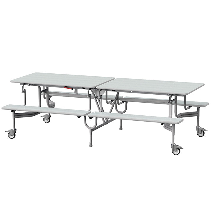 GoRoll Folding Table 8ft with Benches
