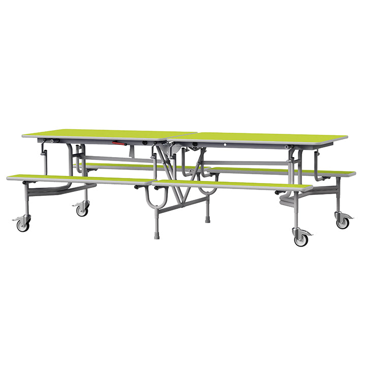 GoRoll Folding Table 8ft with Benches