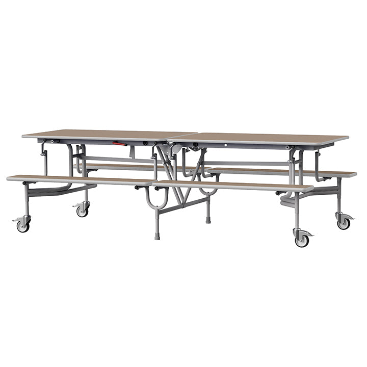 GoRoll Folding Table 8ft with Benches