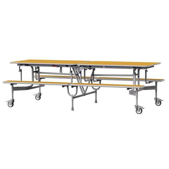 GoRoll Folding Table 8ft with Benches