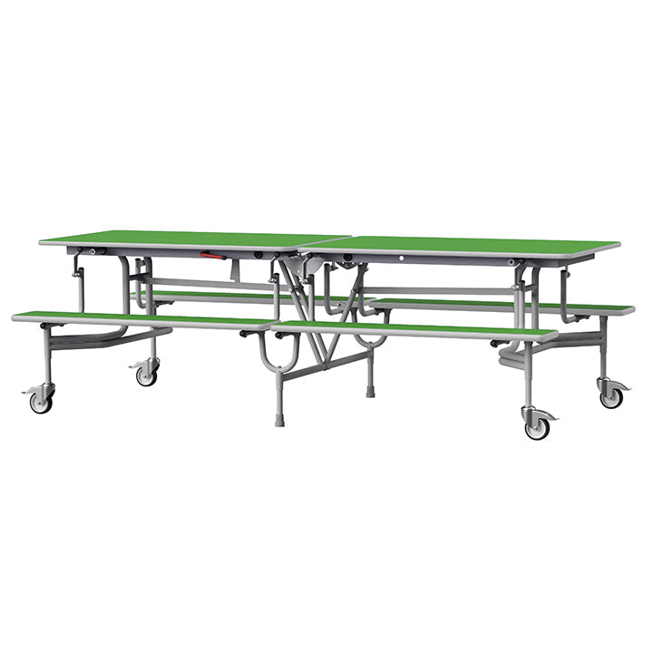 GoRoll Folding Table 8ft with Benches