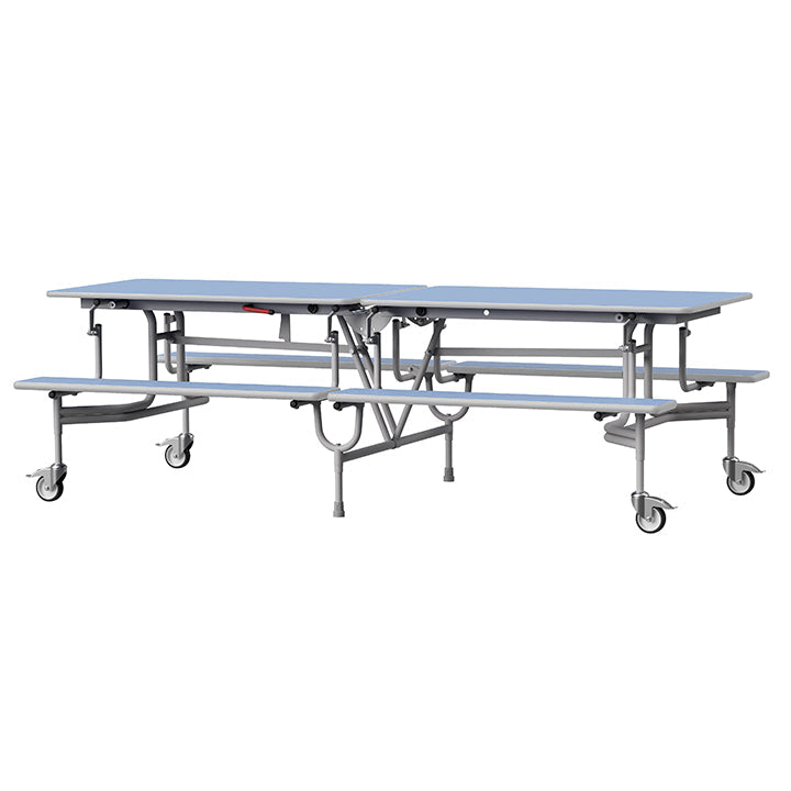 GoRoll Folding Table 8ft with Benches