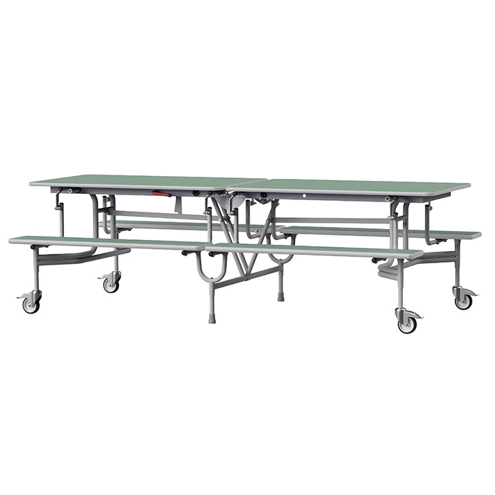 GoRoll Folding Table 8ft with Benches