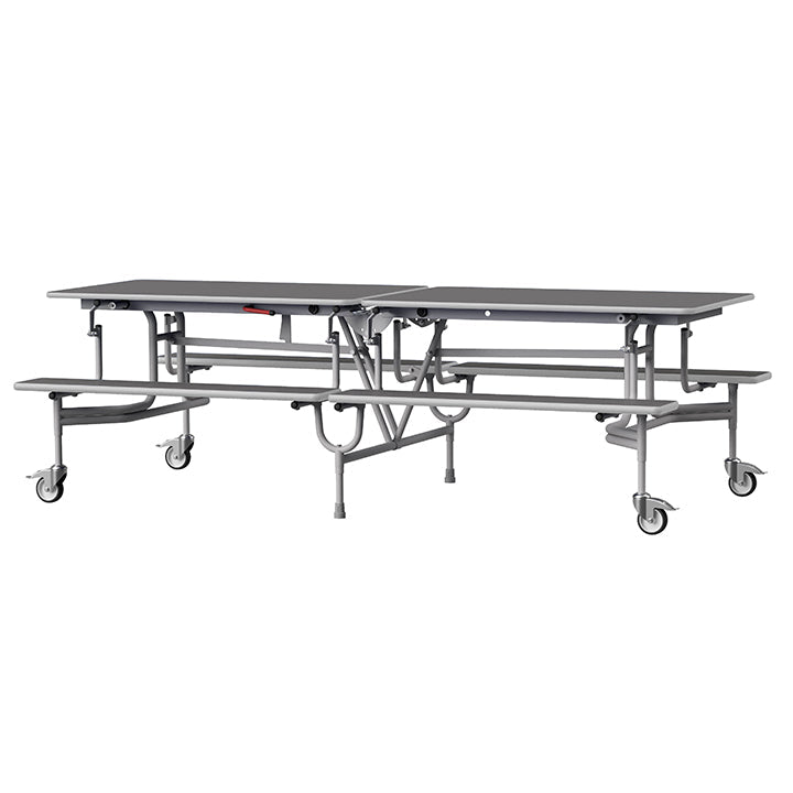 GoRoll Folding Table 8ft with Benches
