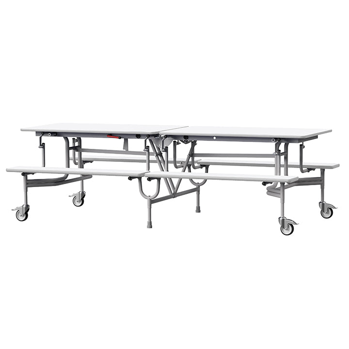 GoRoll Folding Table 8ft with Benches