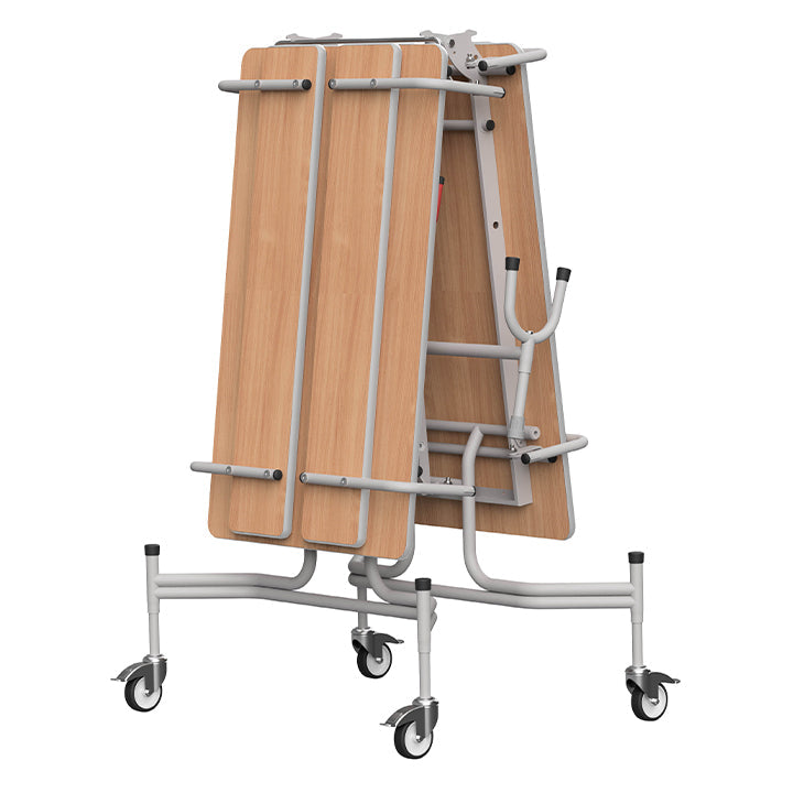 GoRoll Folding Table 8ft with Benches
