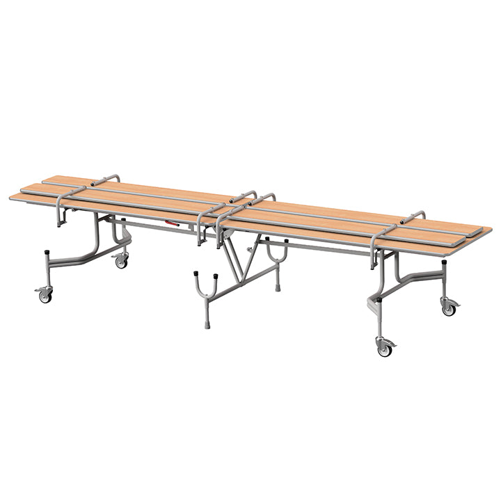 GoRoll Folding Table 10ft with Benches
