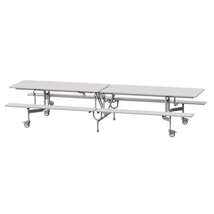 GoRoll Folding Table 12ft with Benches