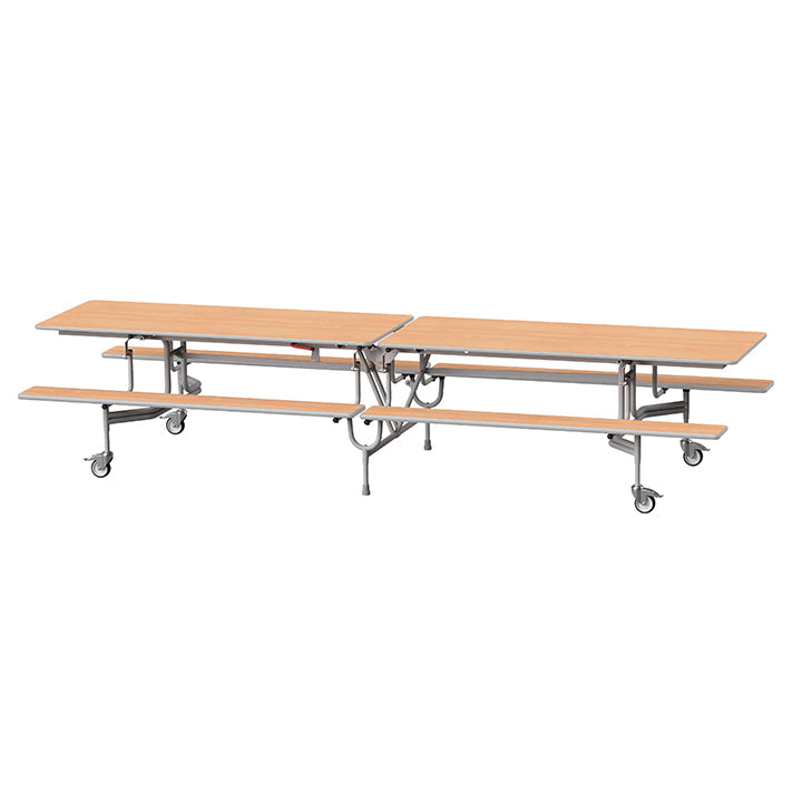 GoRoll Folding Table 12ft with Benches