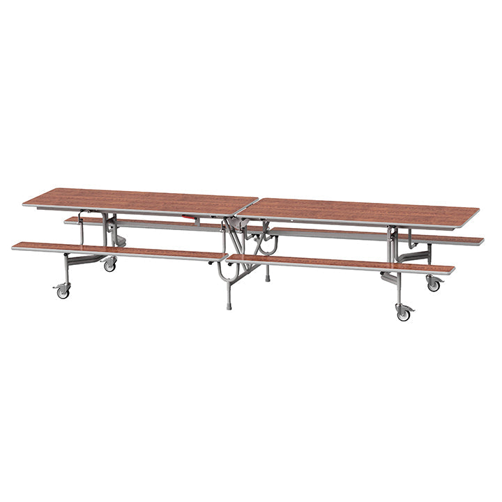GoRoll Folding Table 10ft with Benches