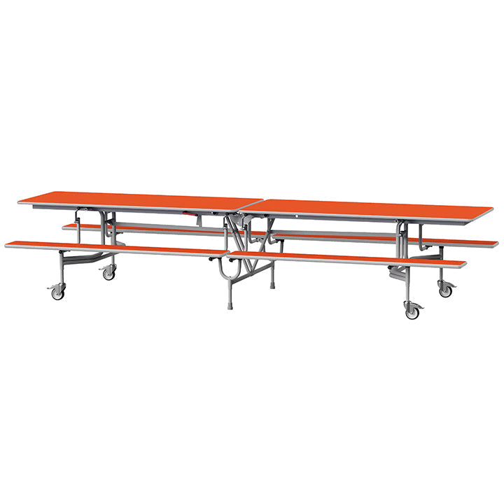 GoRoll Folding Table 10ft with Benches