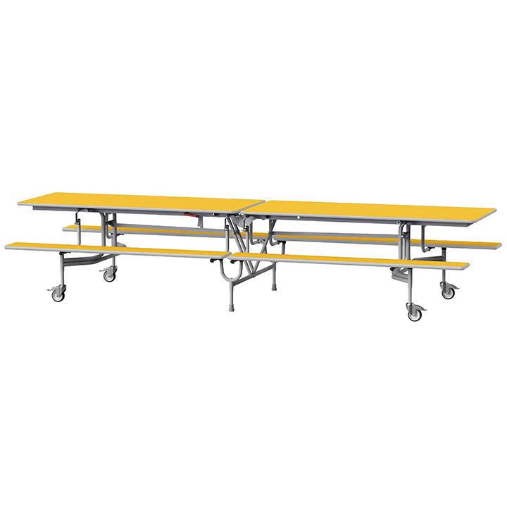 GoRoll Folding Table 12ft with Benches