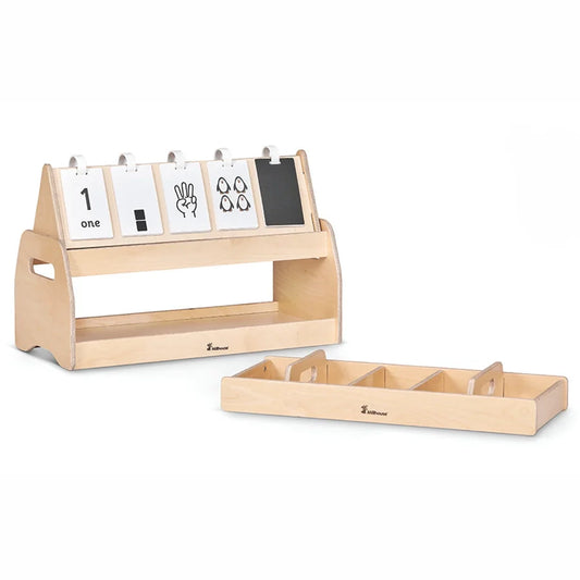 Giant Wooden Flip with Stand and Sorting Tray