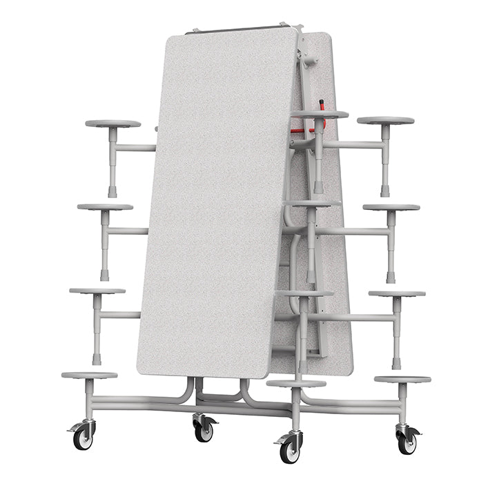 GoRoll Folding Table 10ft with 16 Stools 640mm high (Early years) GP35 Ailsa