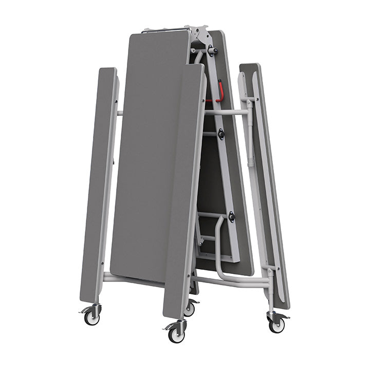 GoRoll Folding Table 10ft with Fixed Benches GP47 Storm
