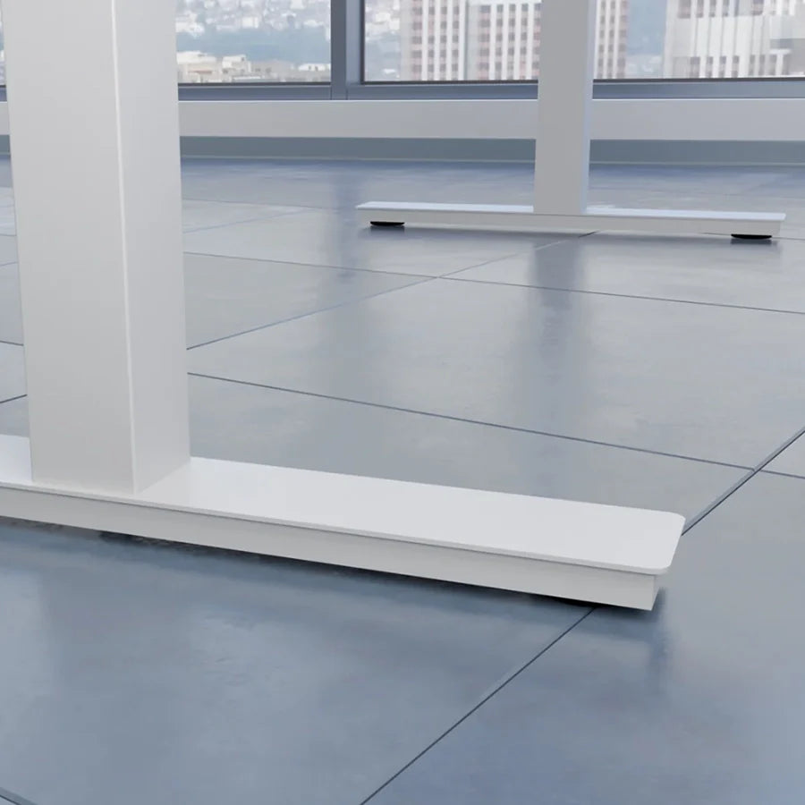 Air Height Adjustable Slimline Desk With Cable Ports