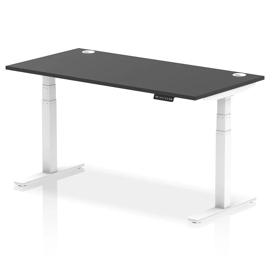 Air Height Adjustable Desk With Cable Ports